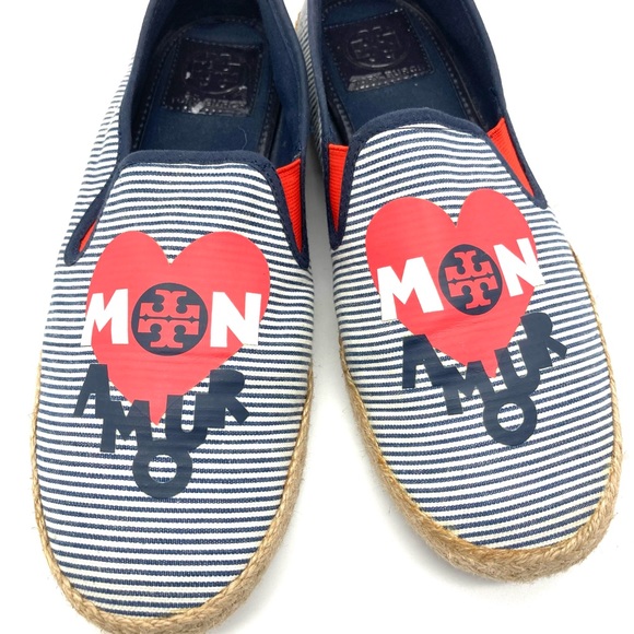 Tory Burch Mon Amour Espadrilles Loafers - Picture 3 of 13